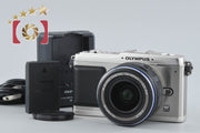 【中古】OLYMPUS オリンパス PEN E-P1 シルバー レンズキット