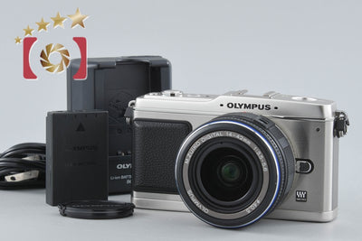【中古】OLYMPUS オリンパス PEN E-P1 シルバー レンズキット