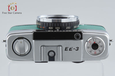 【中古】OLYMPUS オリンパス PEN EE-3 ライトグリーン コンパクトフィルムカメラ