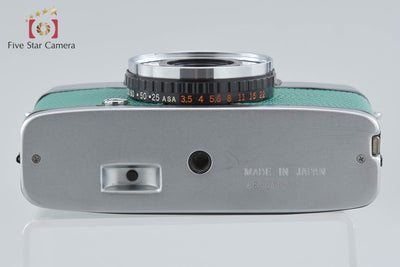 【中古】OLYMPUS オリンパス PEN EE-3 ライトグリーン コンパクトフィルムカメラ