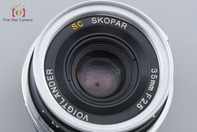 【中古】Voigtlander フォクトレンダー SC SKOPAR 35mm f/2.5 ニコンSマウント用