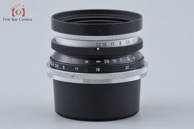 【中古】Voigtlander フォクトレンダー SC SKOPAR 35mm f/2.5 ニコンSマウント用