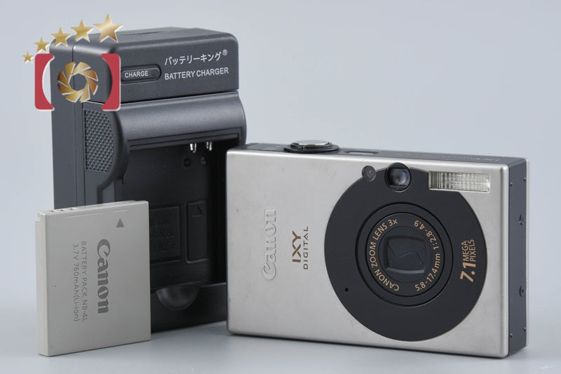 【中古】Canon キヤノン IXY Digital 10 ブラック コンパクトデジタルカメラ