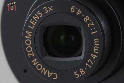 【中古】Canon キヤノン IXY Digital 10 ブラック コンパクトデジタルカメラ