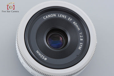 【中古】Canon キヤノン EF 40mm f/2.8 STM ホワイト
