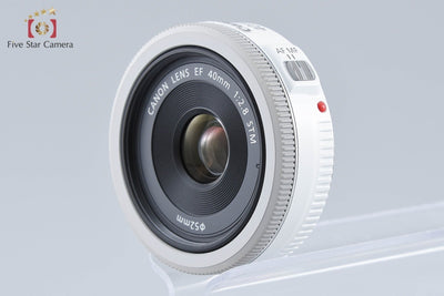 【中古】Canon キヤノン EF 40mm f/2.8 STM ホワイト