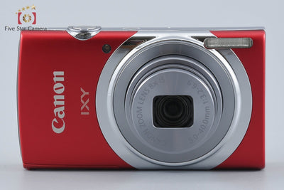 【中古】Canon キヤノン IXY 130 レッド コンパクトデジタルカメラ