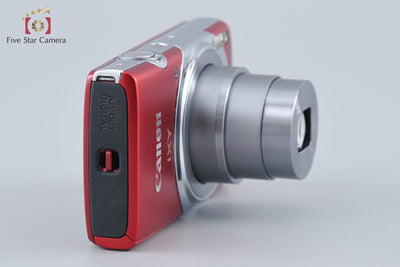 【中古】Canon キヤノン IXY 130 レッド コンパクトデジタルカメラ
