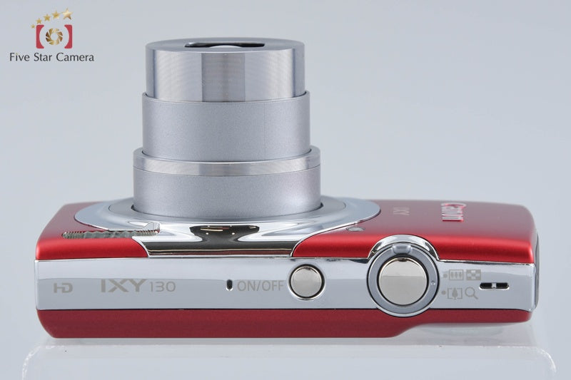 中古】Canon キヤノン IXY 130 レッド コンパクトデジタルカメラ