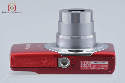 【中古】Canon キヤノン IXY 130 レッド コンパクトデジタルカメラ