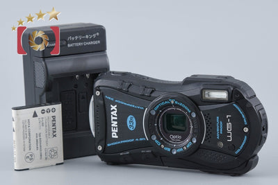 【中古】RICOH リコー PENTAX ペンタックス Optio WG-1 ブラック 防水アクションカメラ