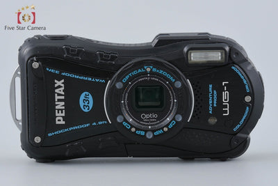 【中古】RICOH リコー PENTAX ペンタックス Optio WG-1 ブラック 防水アクションカメラ