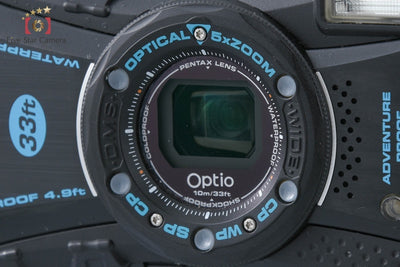 【中古】RICOH リコー PENTAX ペンタックス Optio WG-1 ブラック 防水アクションカメラ