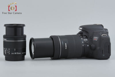 【中古】Canon キヤノン EOS Kiss X9i ダブルズームキット シャッター回数僅少