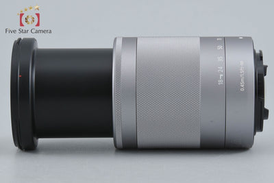 【中古】Canon キヤノン EF-M 18-150mm f/3.5-6.3 IS STM シルバー
