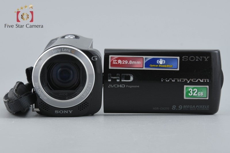 中古】SONY ソニー ハンディカム HDR-CX270V クリスタルブラック