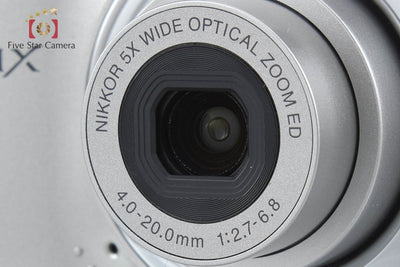 【中古】Nikon ニコン COOLPIX L23 シルバー コンパクトデジタルカメラ