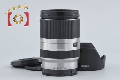 【中古】TAMRON タムロン B011 18-200mm f/3.5-6.3 Di III VC シルバー ソニーEマウント用