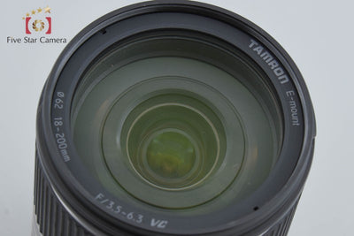 【中古】TAMRON タムロン B011 18-200mm f/3.5-6.3 Di III VC シルバー ソニーEマウント用