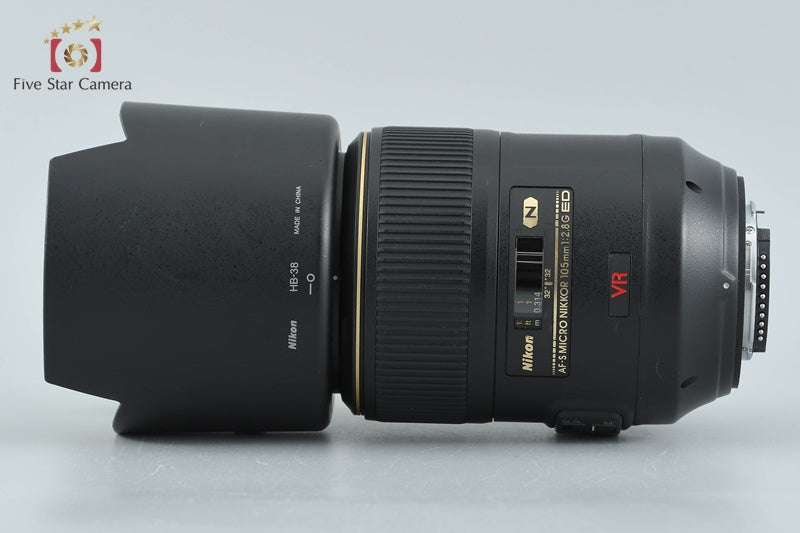 中古】Nikon ニコン AF-S MICRO NIKKOR 105mm f/2.8 G ED VR – Five