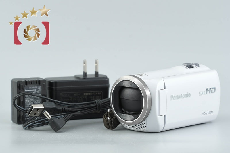 中古】Panasonic パナソニック HC-V360M ホワイト デジタル
