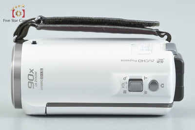 【中古】Panasonic パナソニック HC-V360M ホワイト デジタルハイビジョンビデオカメラ