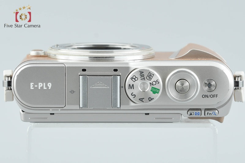 中古】OLYMPUS オリンパス PEN E-PL9 ブラウン ミラーレス一眼カメラ