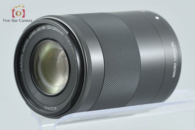 【中古】Canon キヤノン EF-M 55-200mm f/4.5-6.3 IS STM ブラック