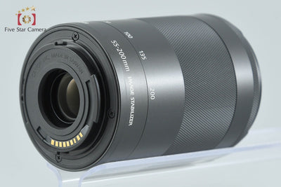 【中古】Canon キヤノン EF-M 55-200mm f/4.5-6.3 IS STM ブラック