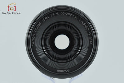 【中古】Canon キヤノン EF-M 55-200mm f/4.5-6.3 IS STM ブラック
