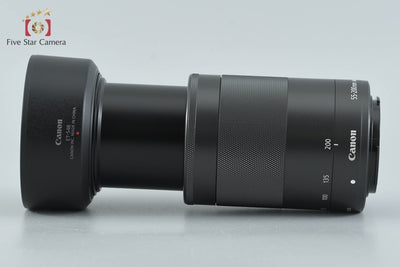 【中古】Canon キヤノン EF-M 55-200mm f/4.5-6.3 IS STM ブラック
