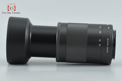 【中古】Canon キヤノン EF-M 55-200mm f/4.5-6.3 IS STM ブラック