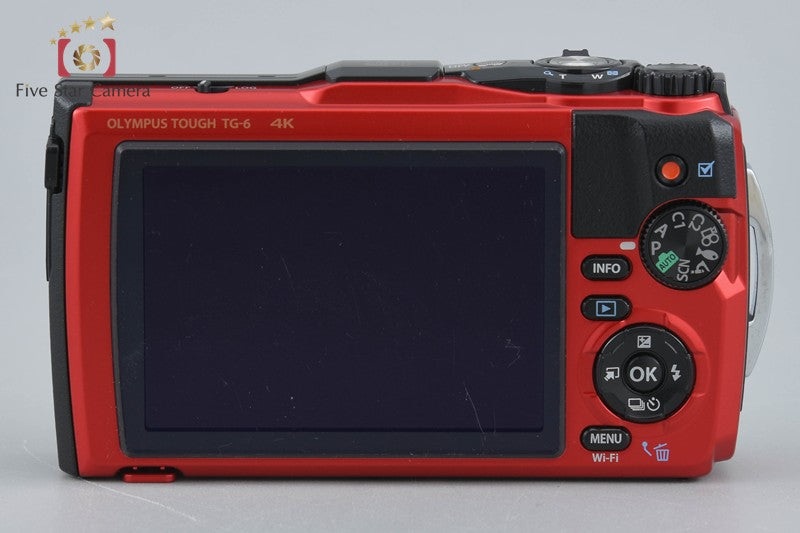 中古】OLYMPUS オリンパス TOUGH TG-6 レッド コンパクトデジタル