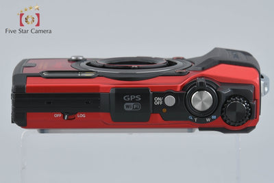 【中古】OLYMPUS オリンパス TOUGH TG-6 レッド コンパクトデジタルカメラ シャッター回数僅少