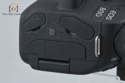 【中古】Canon キヤノン EOS 80D デジタル一眼レフカメラ 元箱付き