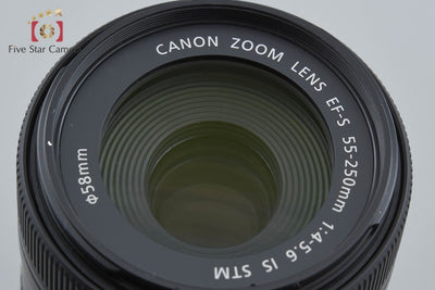 【中古】Canon キヤノン EF-S 55-250mm f/4-5.6 IS STM