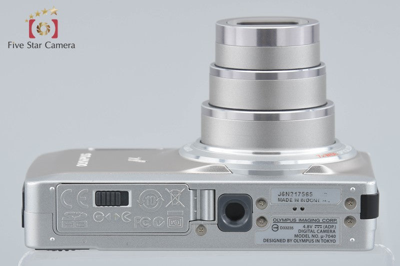 中古】OLYMPUS オリンパス μ-7040 チタニウムシルバー コンパクト