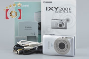 【中古】Canon キヤノン IXY 200F シルバー コンパクトデジタルカメラ 元箱付き