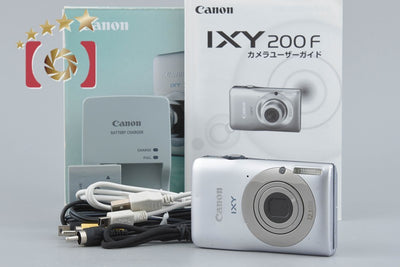 【中古】Canon キヤノン IXY 200F シルバー コンパクトデジタルカメラ 元箱付き