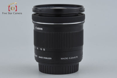 【中古】Canon キヤノン EF-S 10-18mm f/4.5-5.6 IS STM