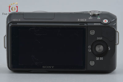 【中古】SONY ソニー α NEX-3 ズームレンズキット ブラック