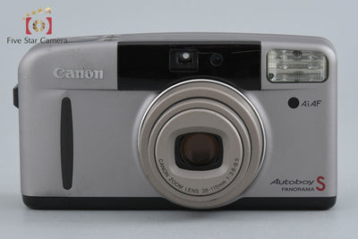 【中古】Canon キヤノン Autoboy S PANORAMA グレージュチタン コンパクトフィルムカメラ