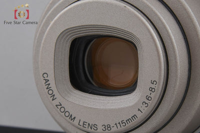【中古】Canon キヤノン Autoboy S PANORAMA グレージュチタン コンパクトフィルムカメラ