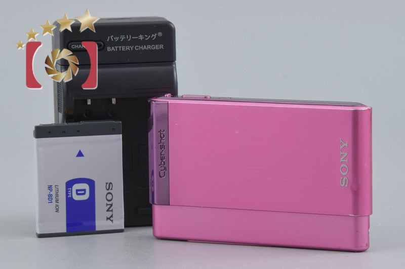 中古】SONY ソニー Cyber-shot DSC-T90 ピンク デジタルスチルカメラ