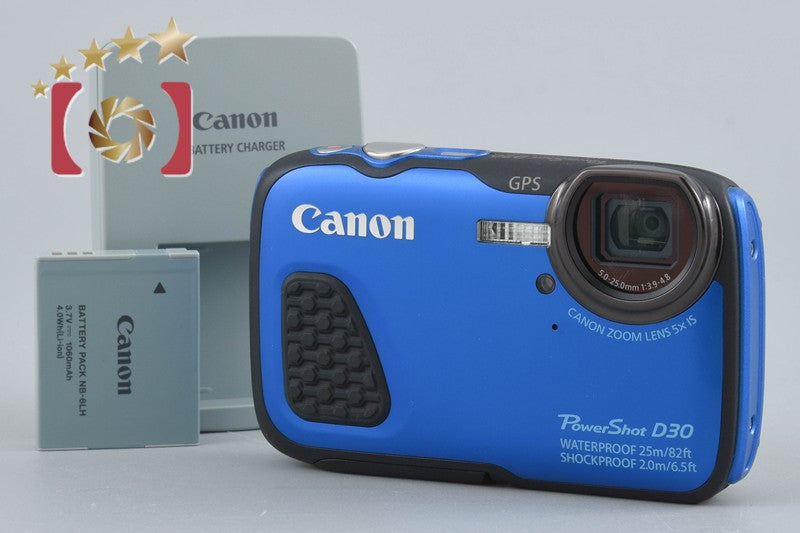 【中古】Canon キヤノン PowerShot D30 コンパクトデジタルカメラ