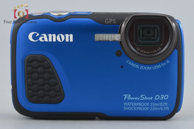 【中古】Canon キヤノン PowerShot D30 コンパクトデジタルカメラ