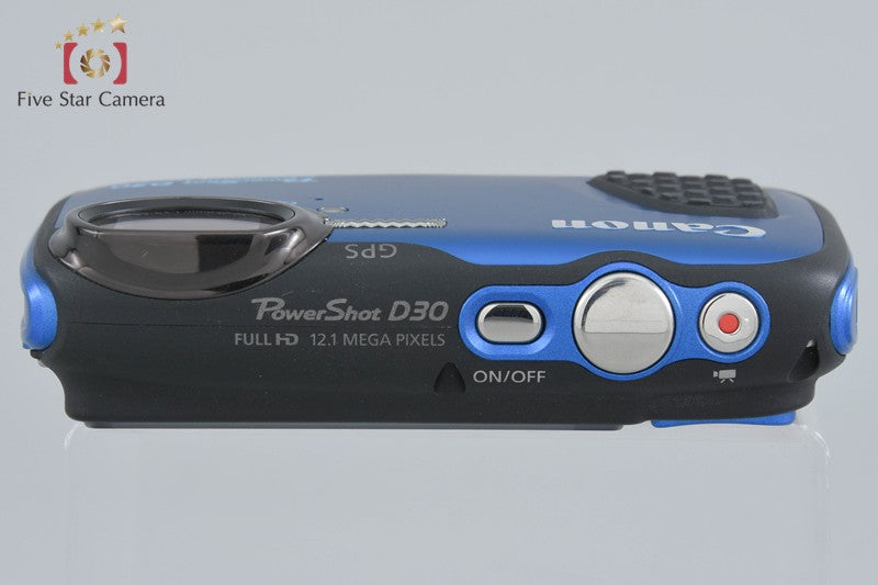 中古】Canon キヤノン PowerShot D30 コンパクトデジタルカメラ – Five