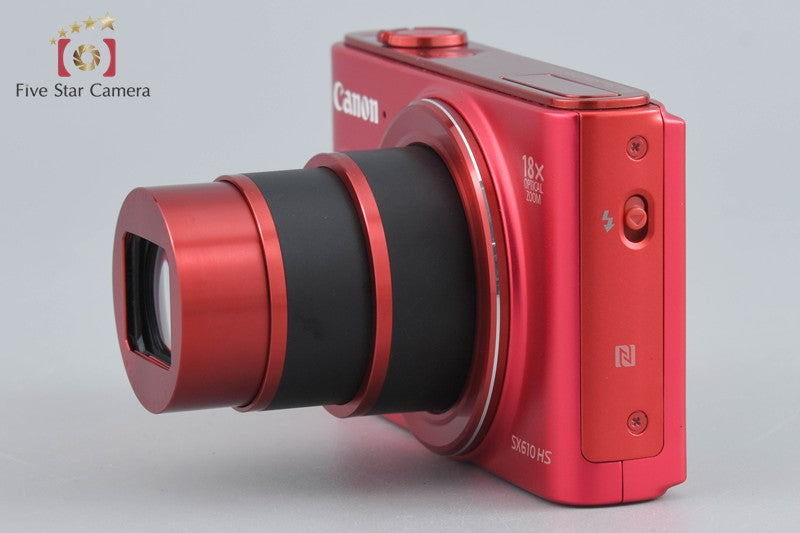 中古】Canon キヤノン PowerShot SX610 HS レッド コンパクトデジタル