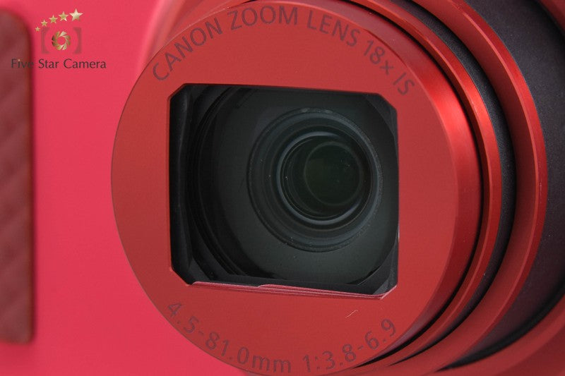 中古】Canon キヤノン PowerShot SX610 HS レッド コンパクトデジタル