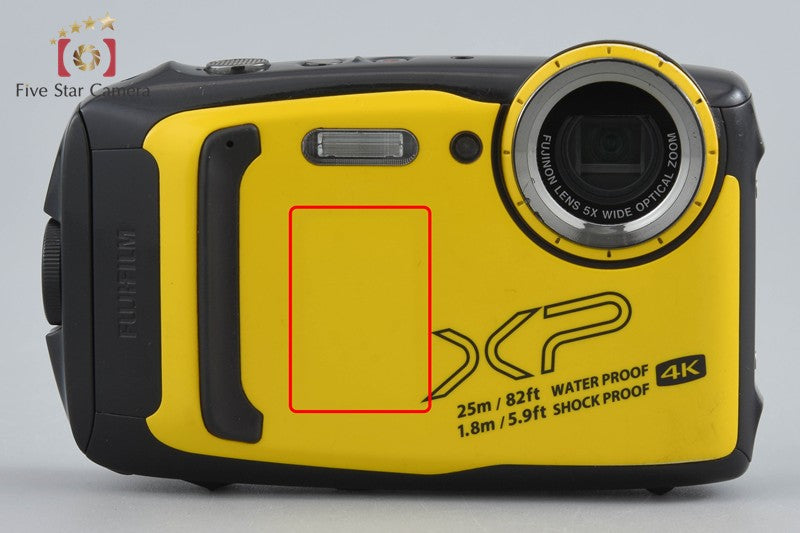 中古】FUJIFILM 富士フイルム FINEPIX XP140 イエロー コンパクト